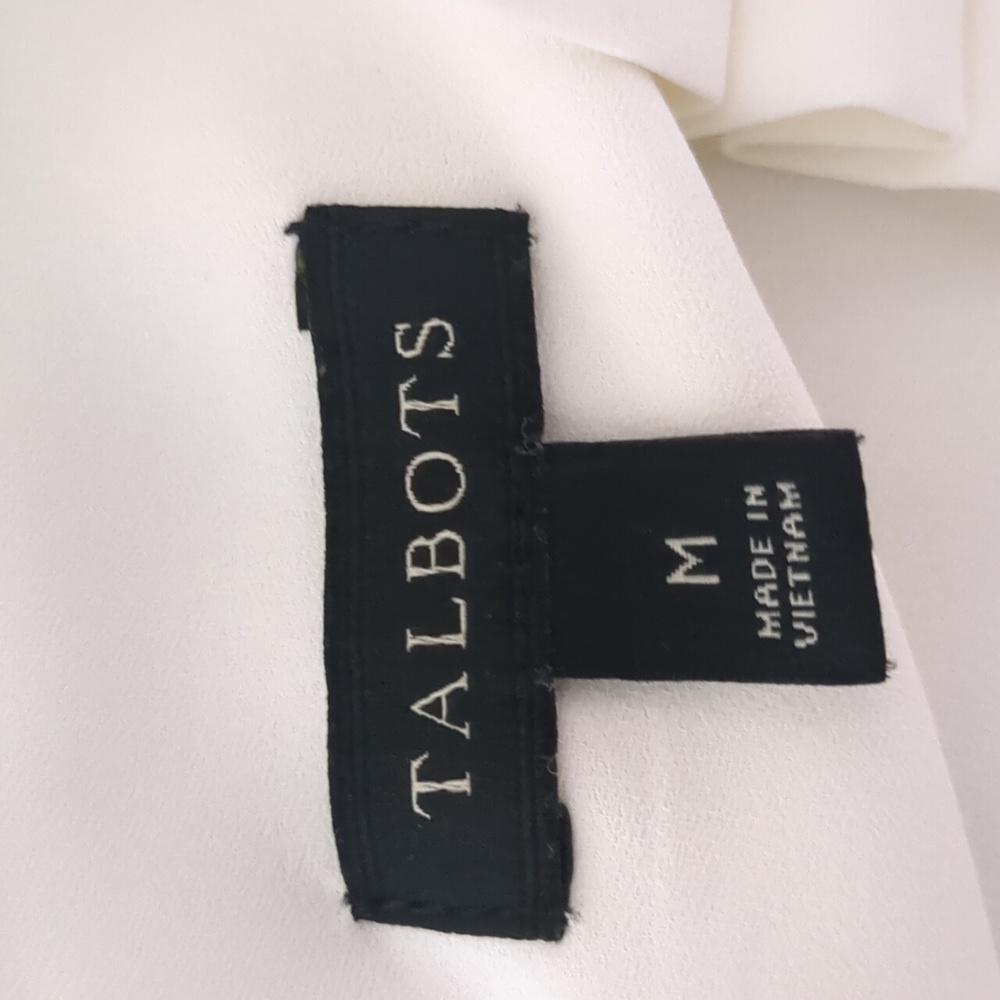 Talbots - Ruffle Trim Blouse - Ivory - Picture 6 of 7